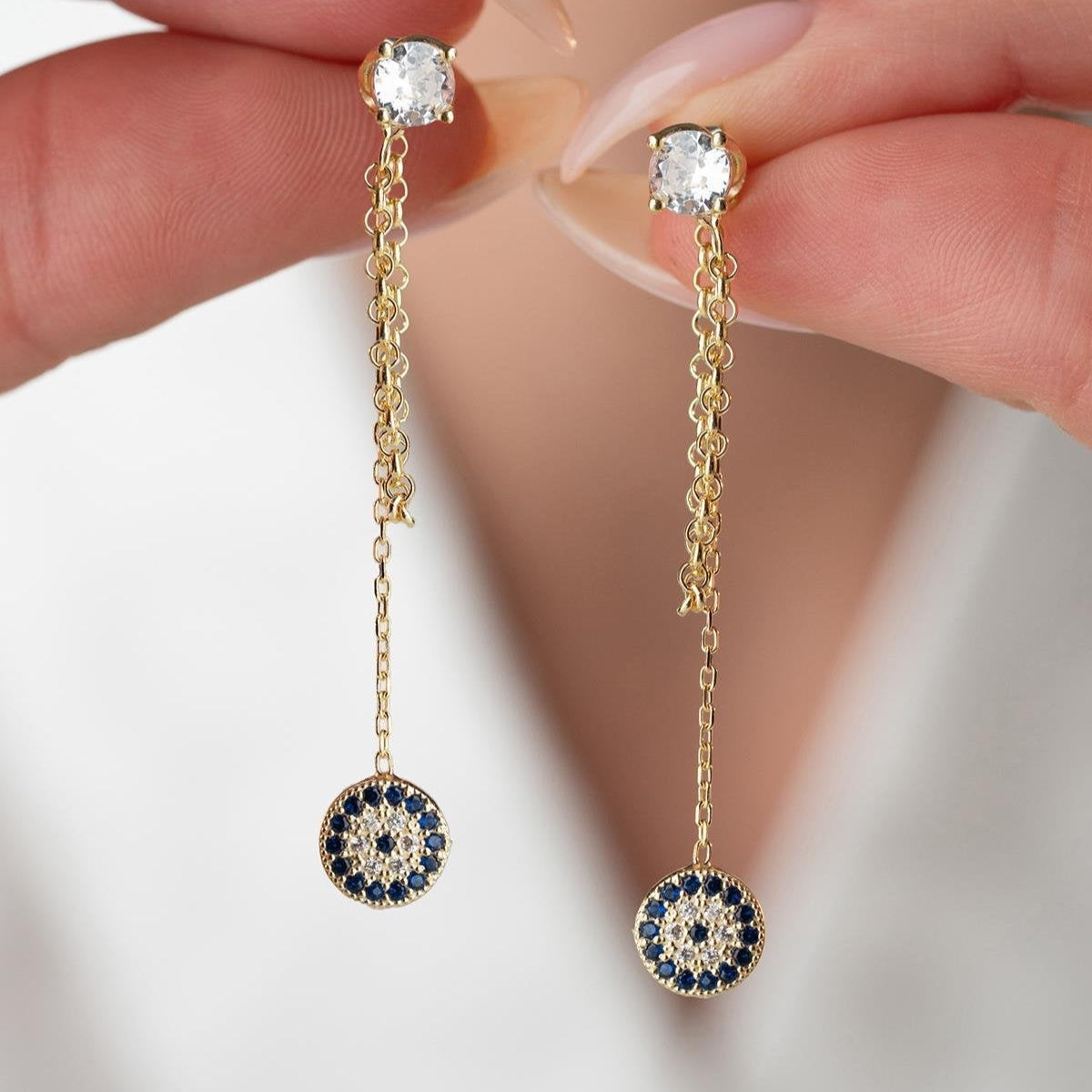 LUNA NAZAR ÖRHÄNGEN | 925 SILVER