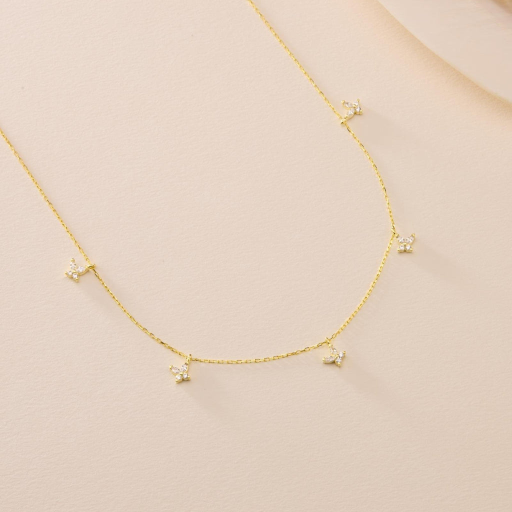 FJÄRIL MED KEDJA | 925 SILVER