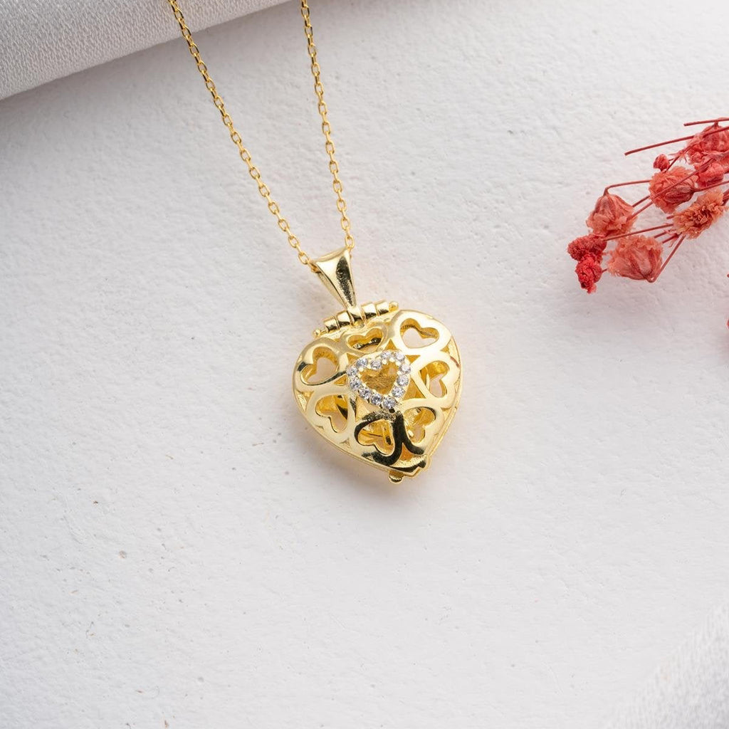 MIA HJÄRTARINGKEDJA | 925 SILVER