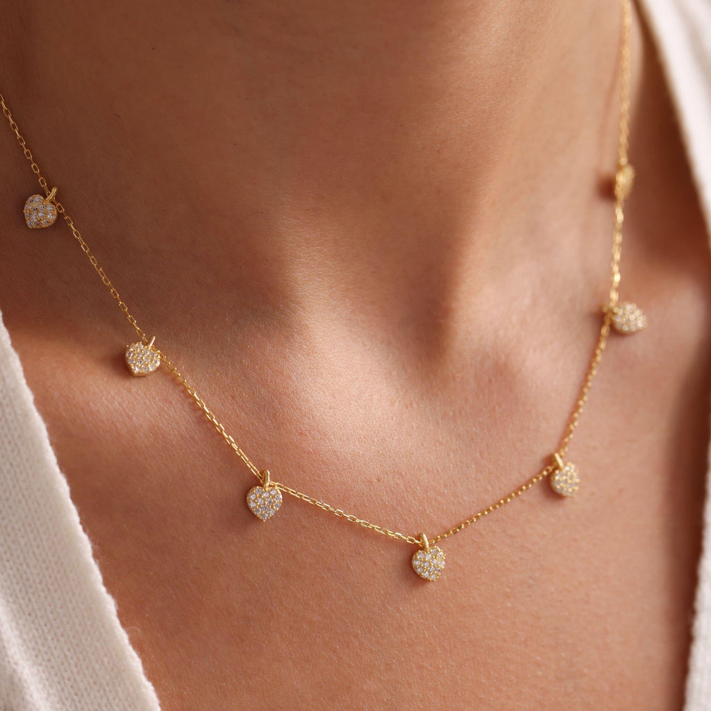 HJÄRTACHOCKERKEDJA | 925 SILVER