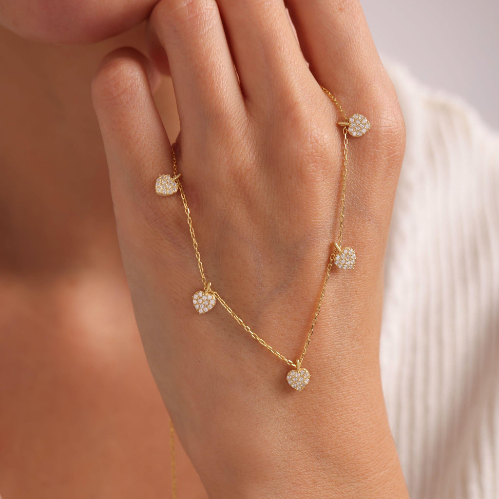 HJÄRTACHOCKERKEDJA | 925 SILVER