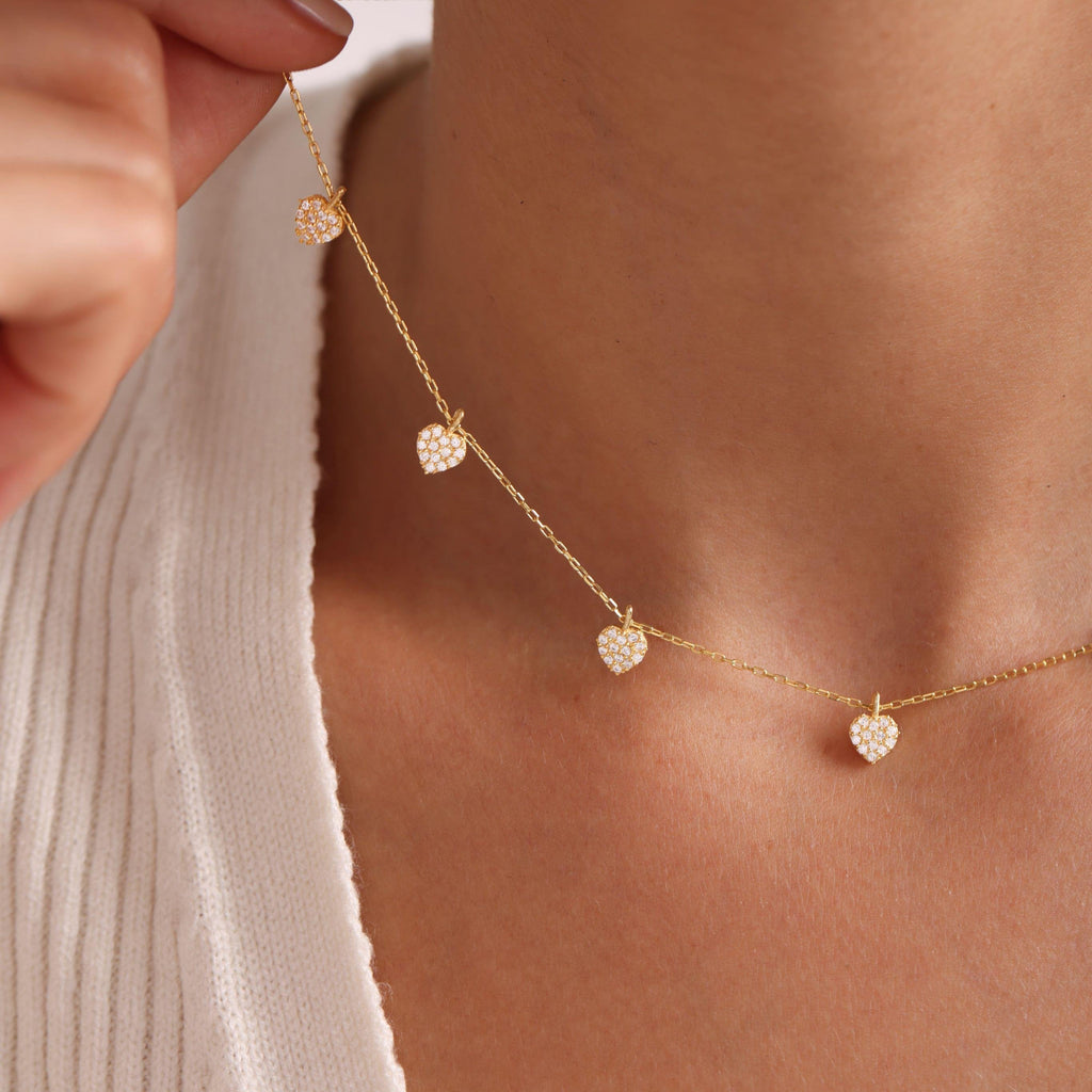 HJÄRTACHOCKERKEDJA | 925 SILVER