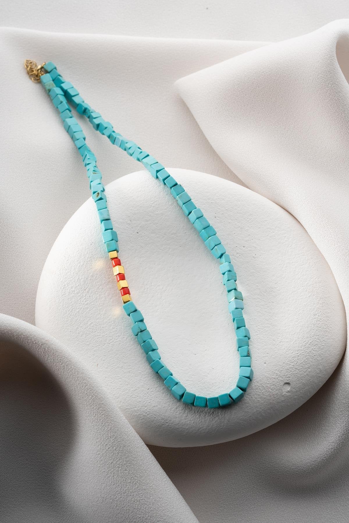 HALSBAND MED KORALLSKÄRM | 925 SILVER