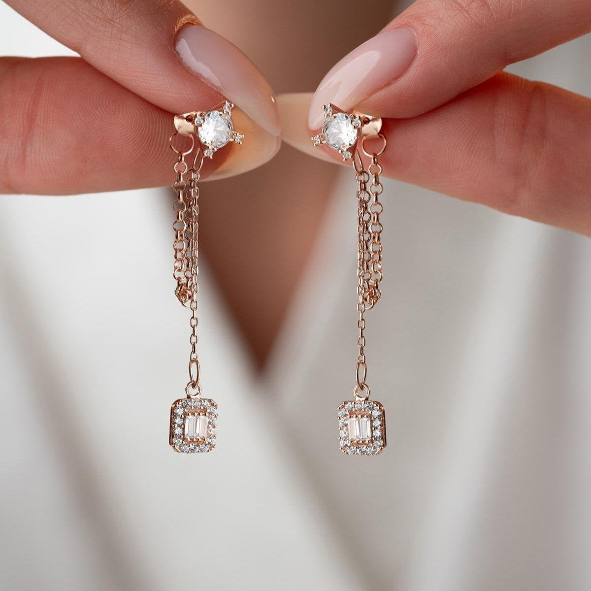 LUNA BAGUETT DÖRRBOND | 925 SILVER