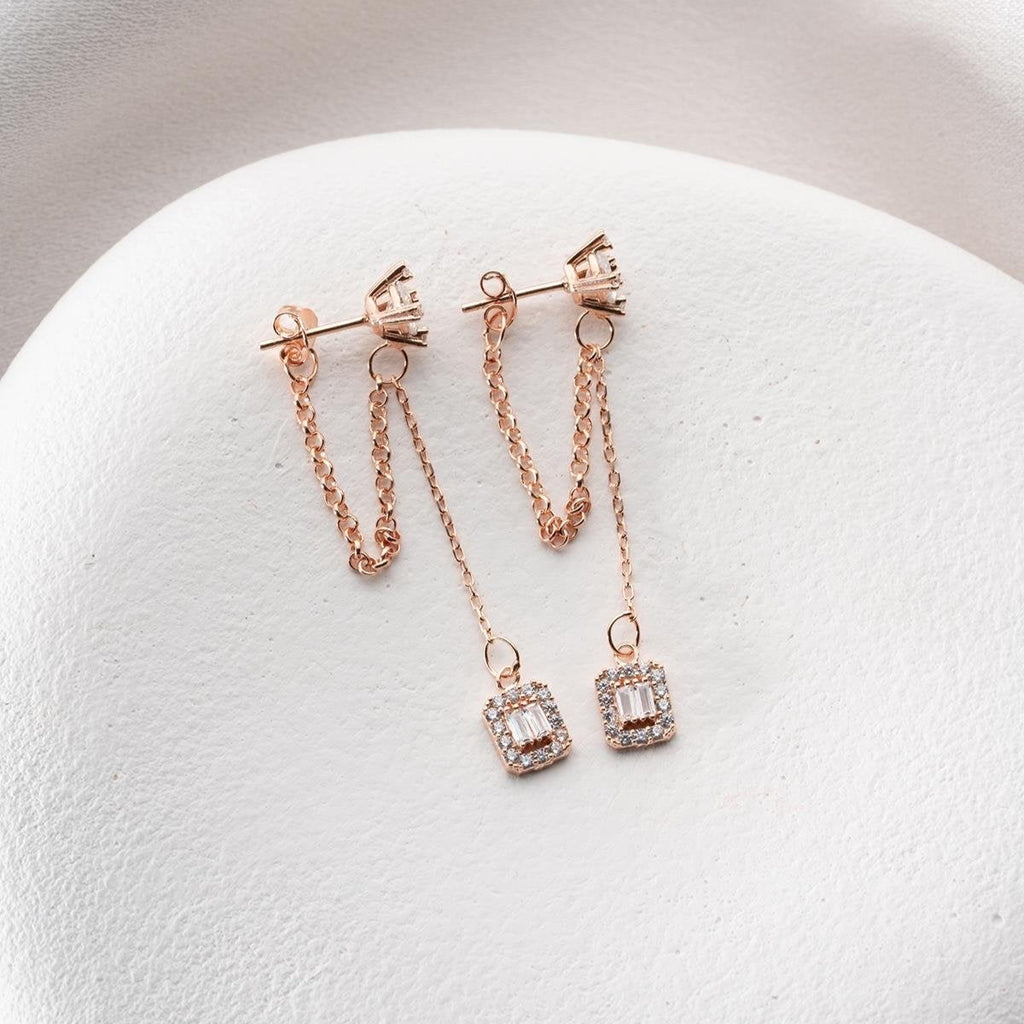 LUNA BAGUETT DÖRRBOND | 925 SILVER