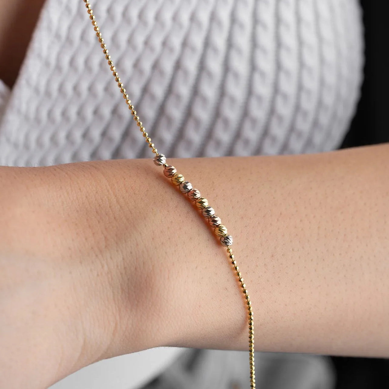 TRICOLOR DORIKA ARMBAND II | 925 SILVER