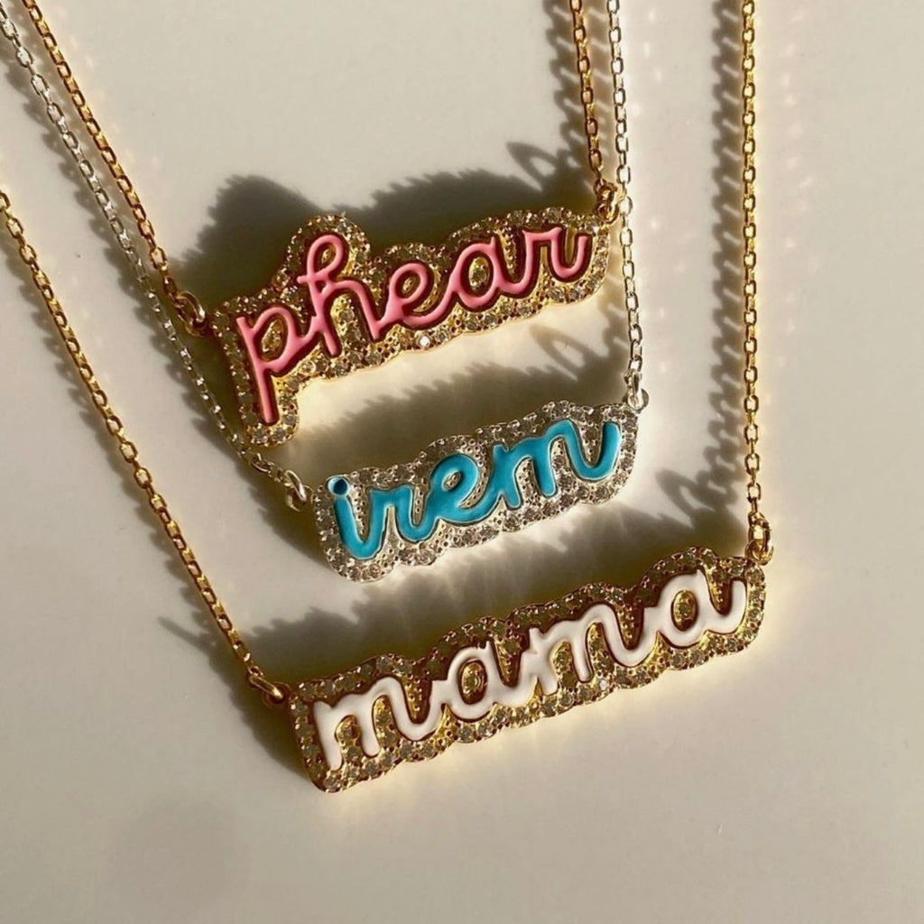 FRAUGFLUTT VÄRDELS NAMNHALSBAND | 925 SILVER