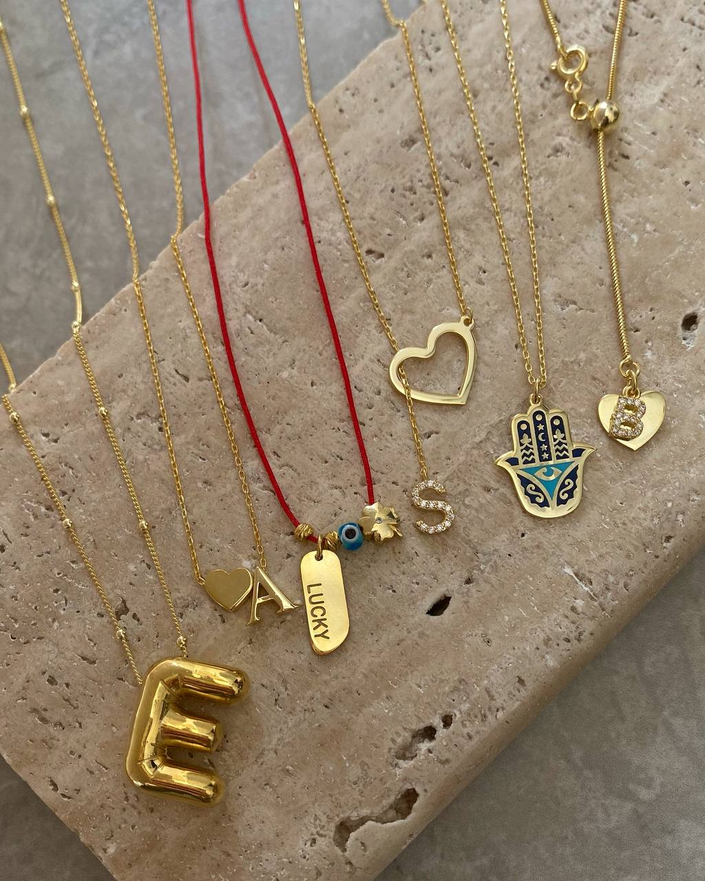 BALLONG BREV KRAGE | 925 SILVER