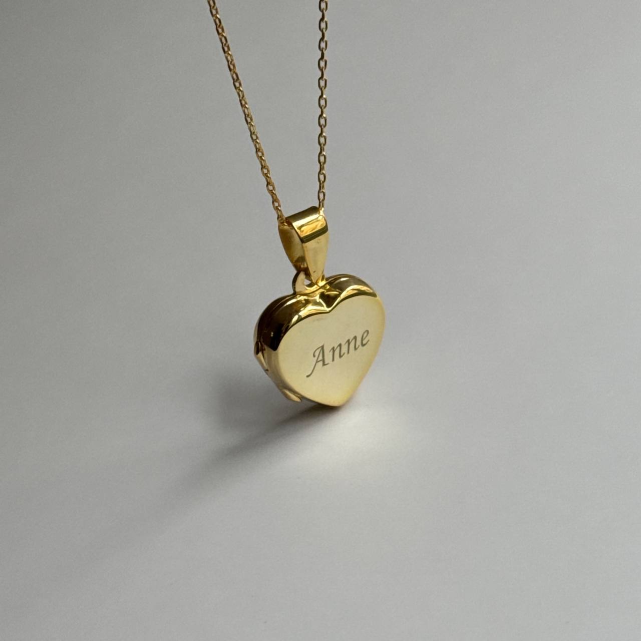 GRAVER HJÄRTA KRAGE | 925 SILVER