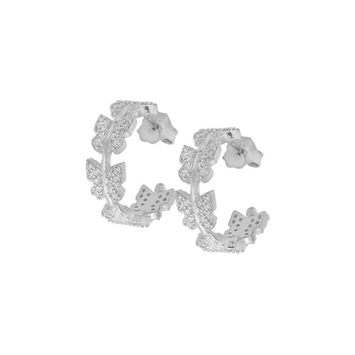 Butterfly Creolen Ohrring (6991046639661)