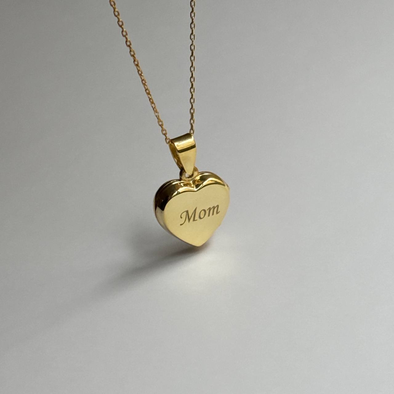 GRAVER HJÄRTA KRAGE | 925 SILVER