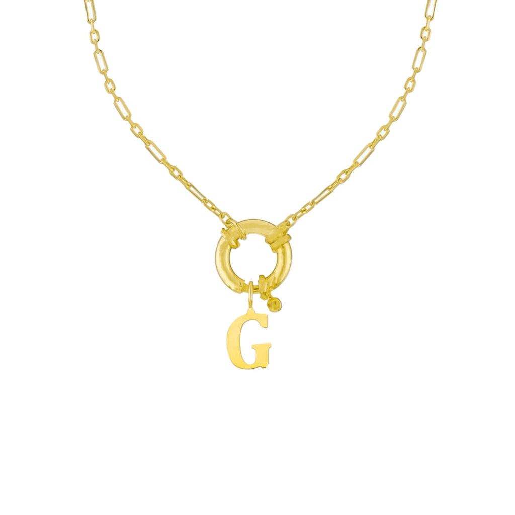 Chain Buchstaben Halskette (7017434087469)