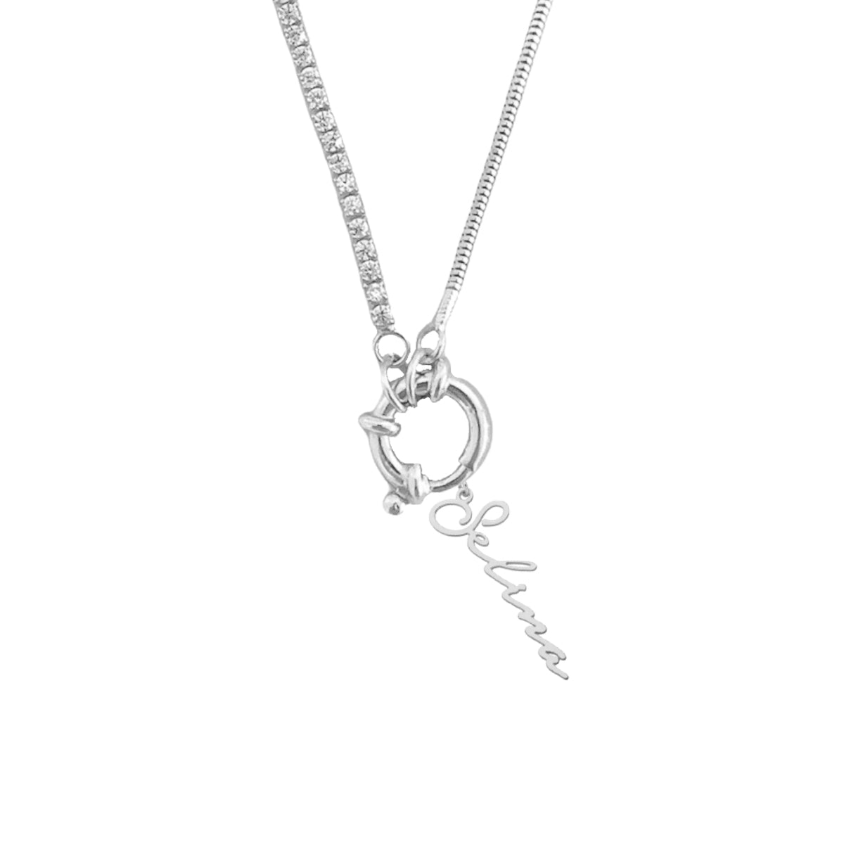 Chain Design Italia Iced Signatur Namenskette (7017441919021)