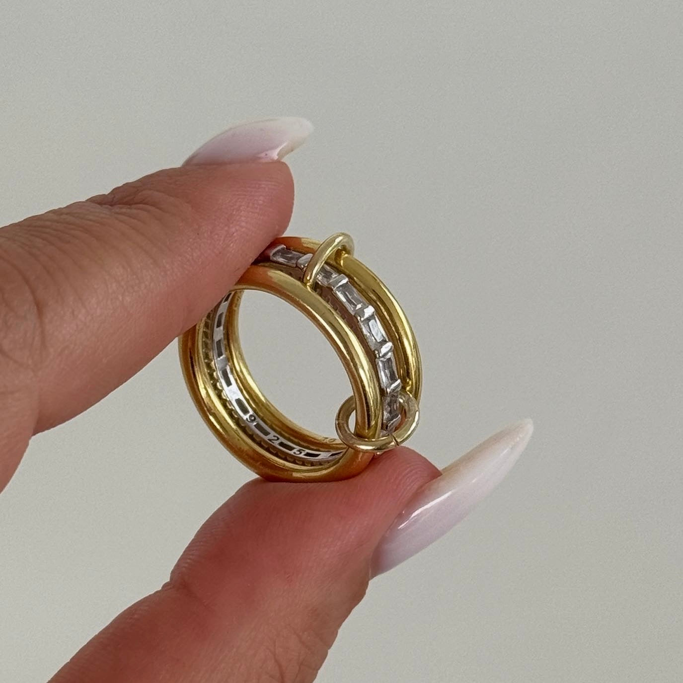 AMOUR BAGUETTE RING | 925 SILVER