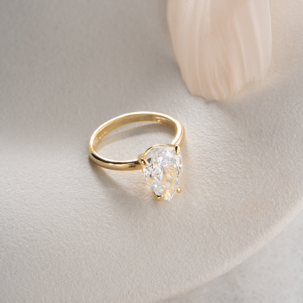 TEARDROP RING | 925 SILVER