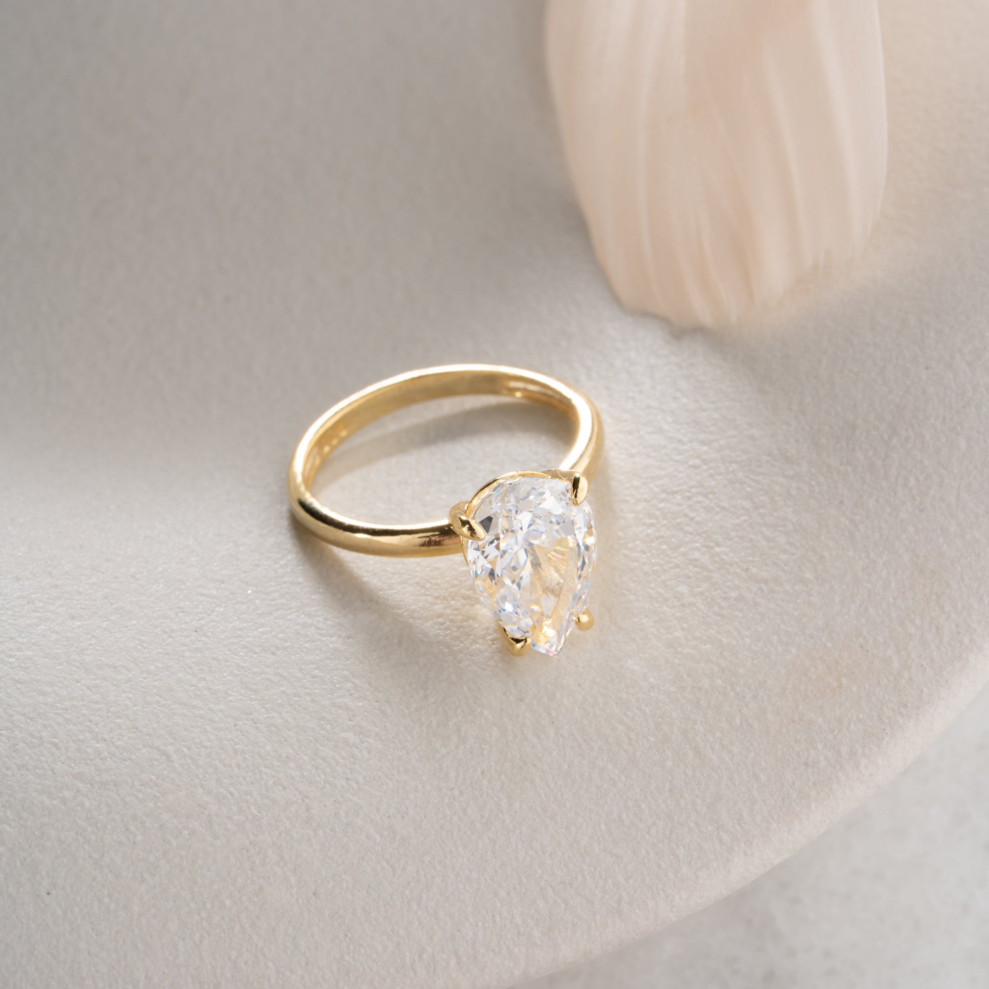 TEARDROP RING | 925 SILVER