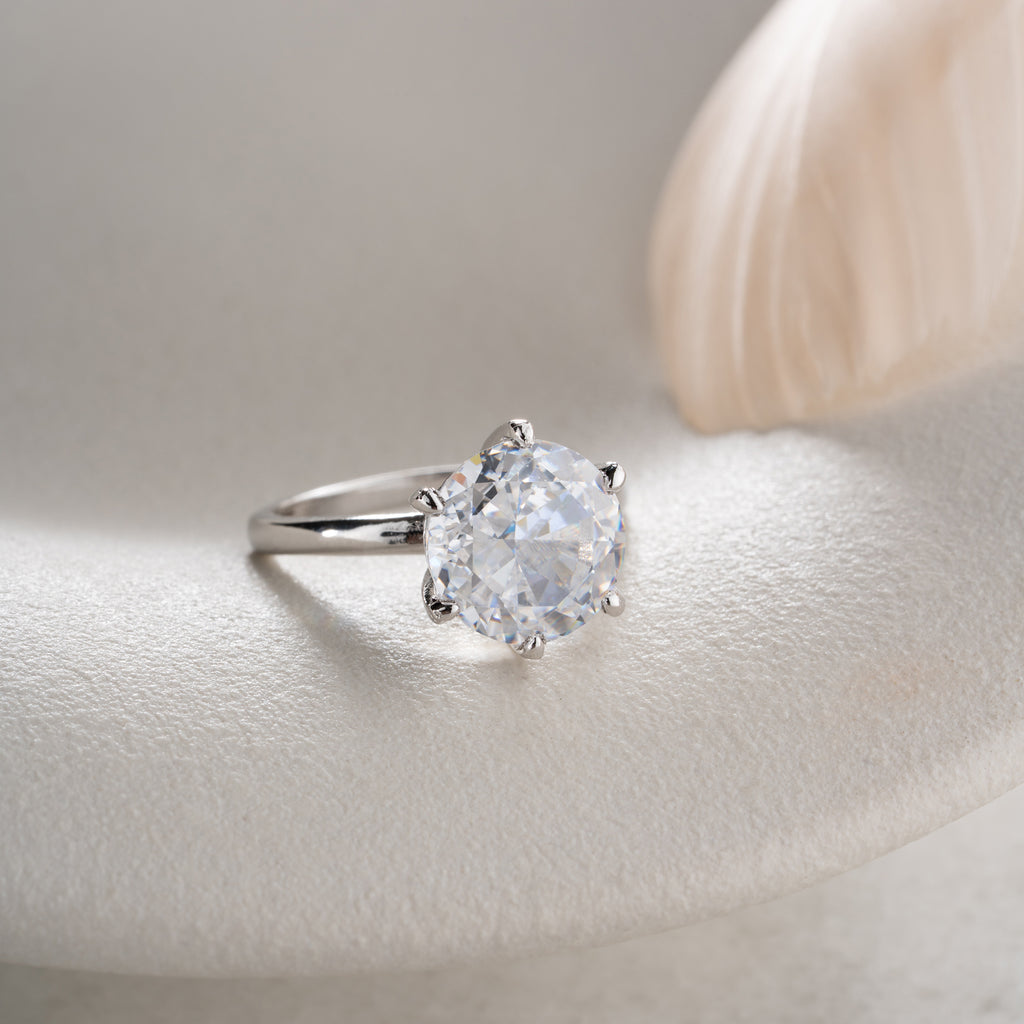 OVALIA SILVER RING | 925 SILVER