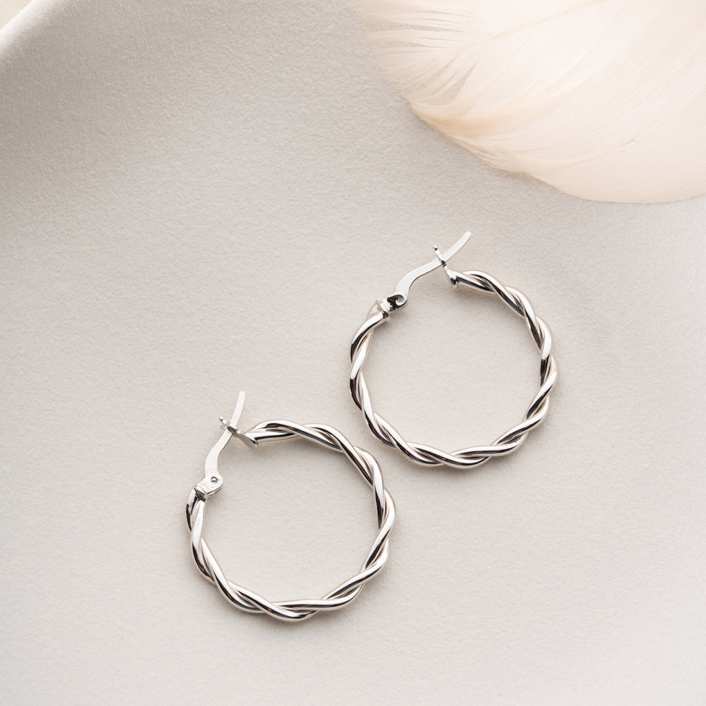 KORDELLÖRHÄNGEN | 925 SILVER