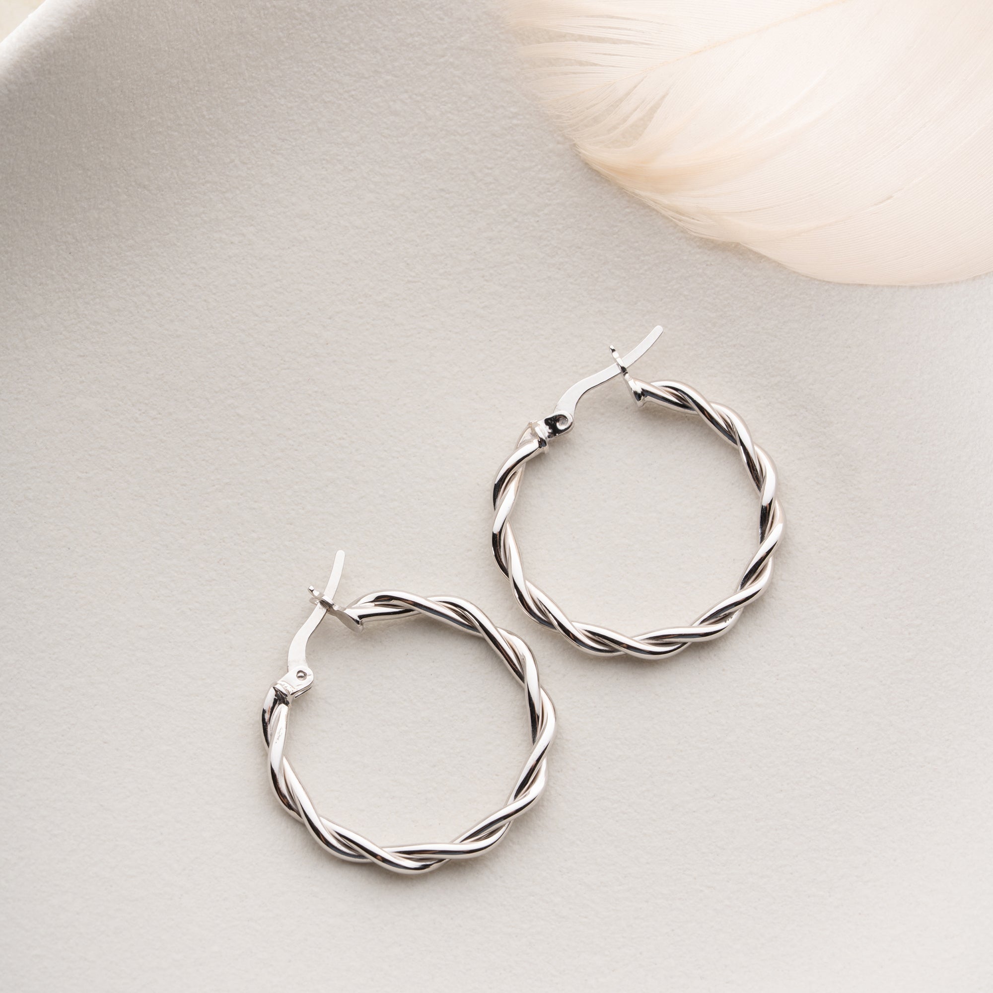 KORDELLÖRHÄNGEN | 925 SILVER