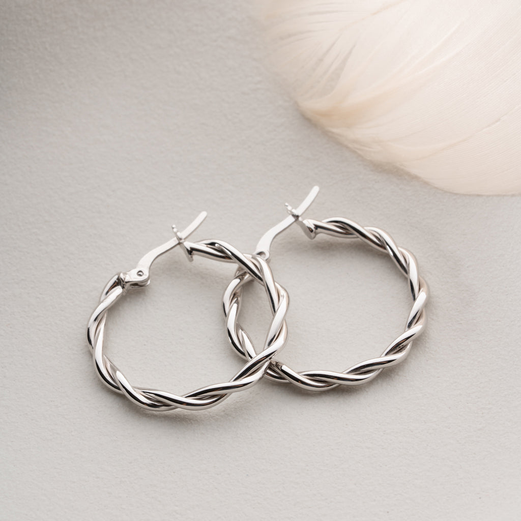 KORDELLÖRHÄNGEN | 925 SILVER