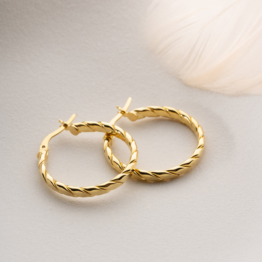 BASIC SPIRALÖRHÄNGEN | 925 SILVER