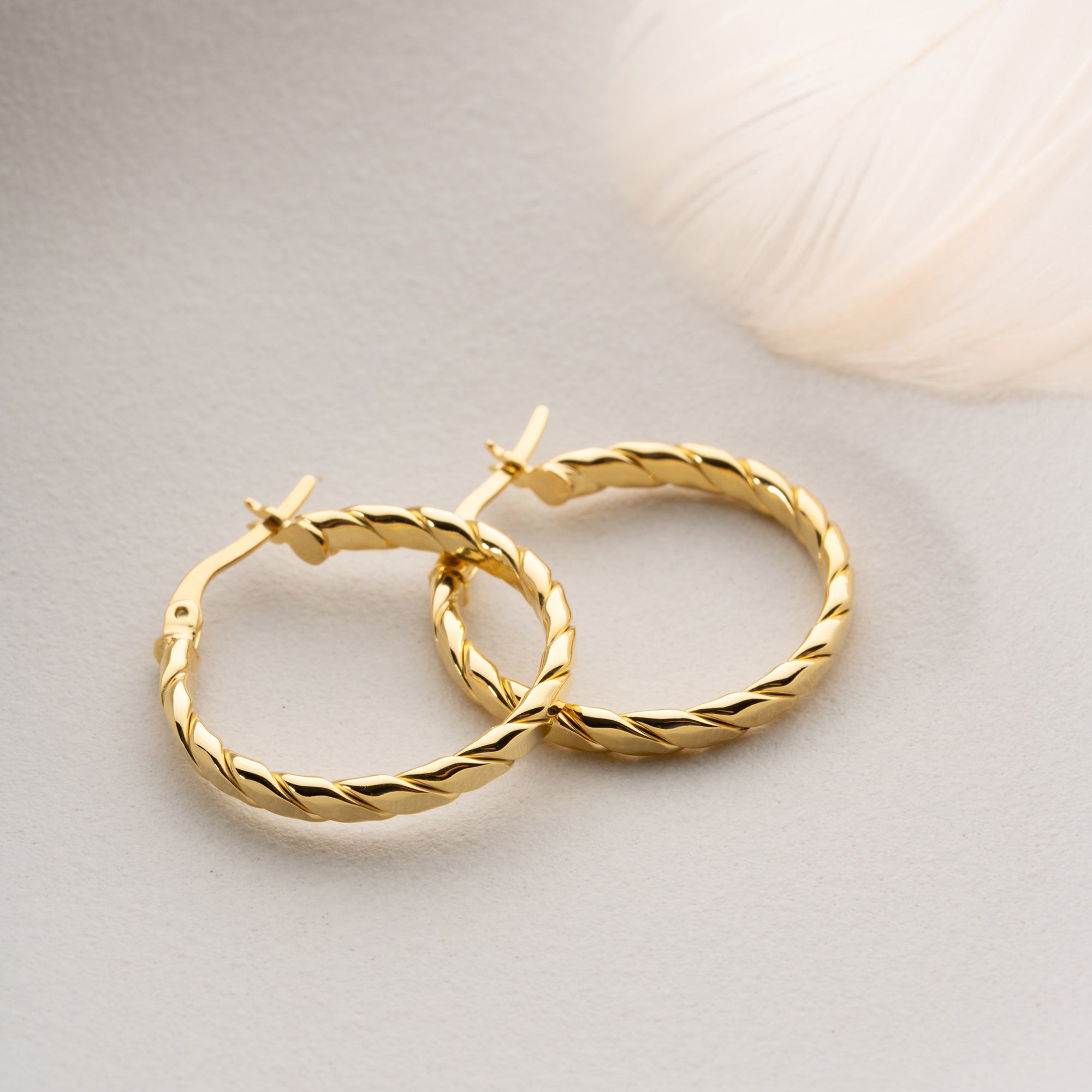 BASIC SPIRALÖRHÄNGEN | 925 SILVER