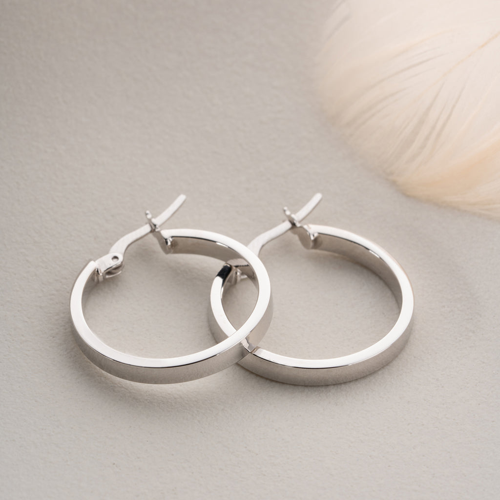 BREDA BASIC ÖRHÄNGEN | 925 SILVER