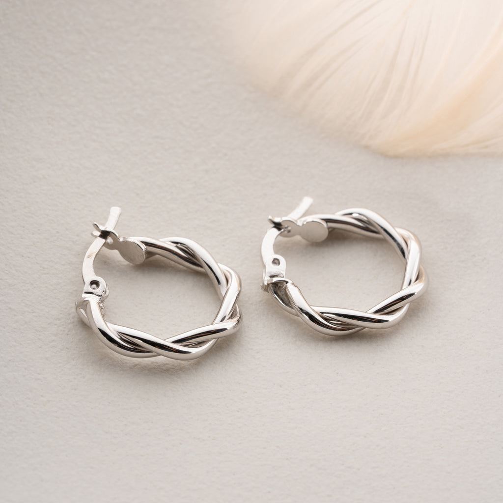 MINIMALISTISKA KORDELL ÖRHÄNGEN | 925 SILVER