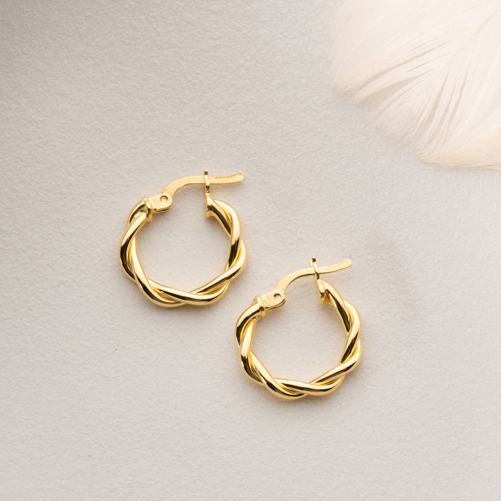 MINIMALISTISKA KORDELLÖRHÄNGEN | 925 SILVER