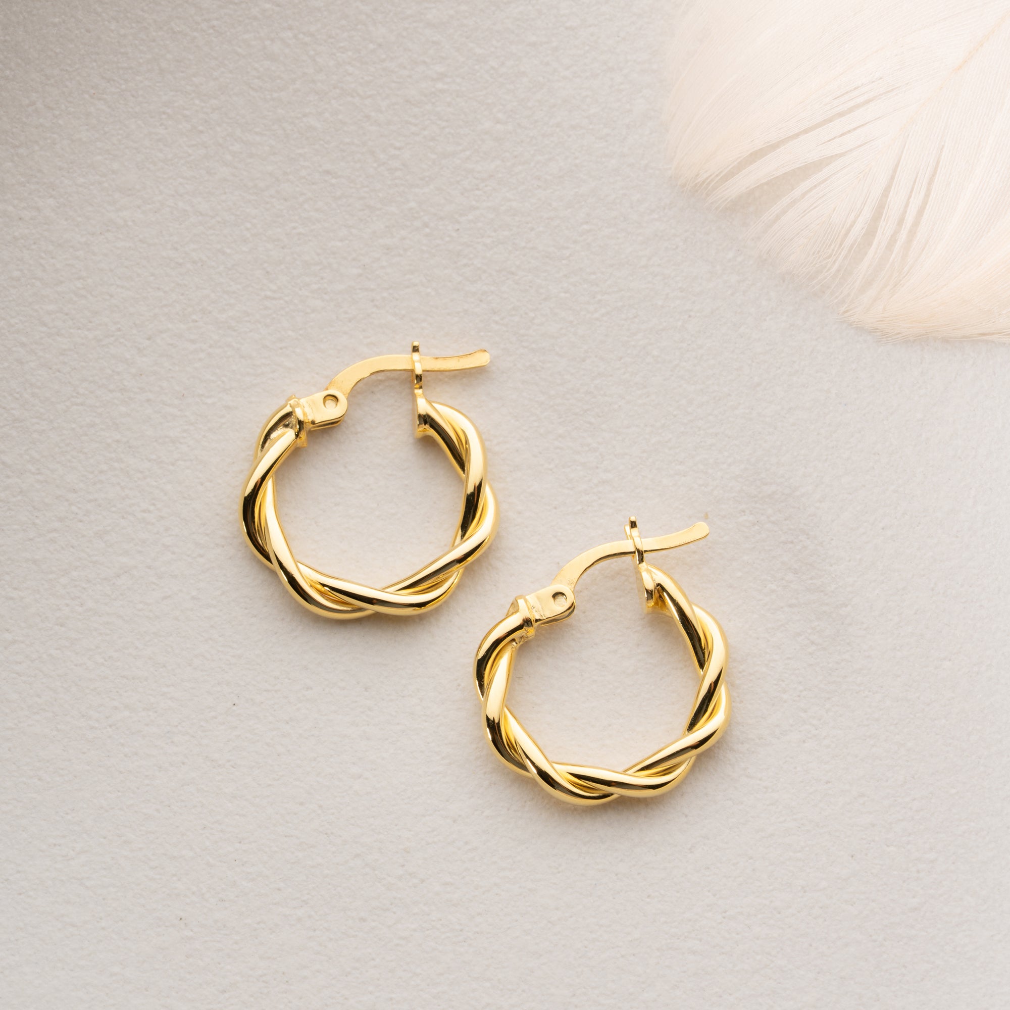 MINIMALISTISKA KORDELLÖRHÄNGEN | 925 SILVER