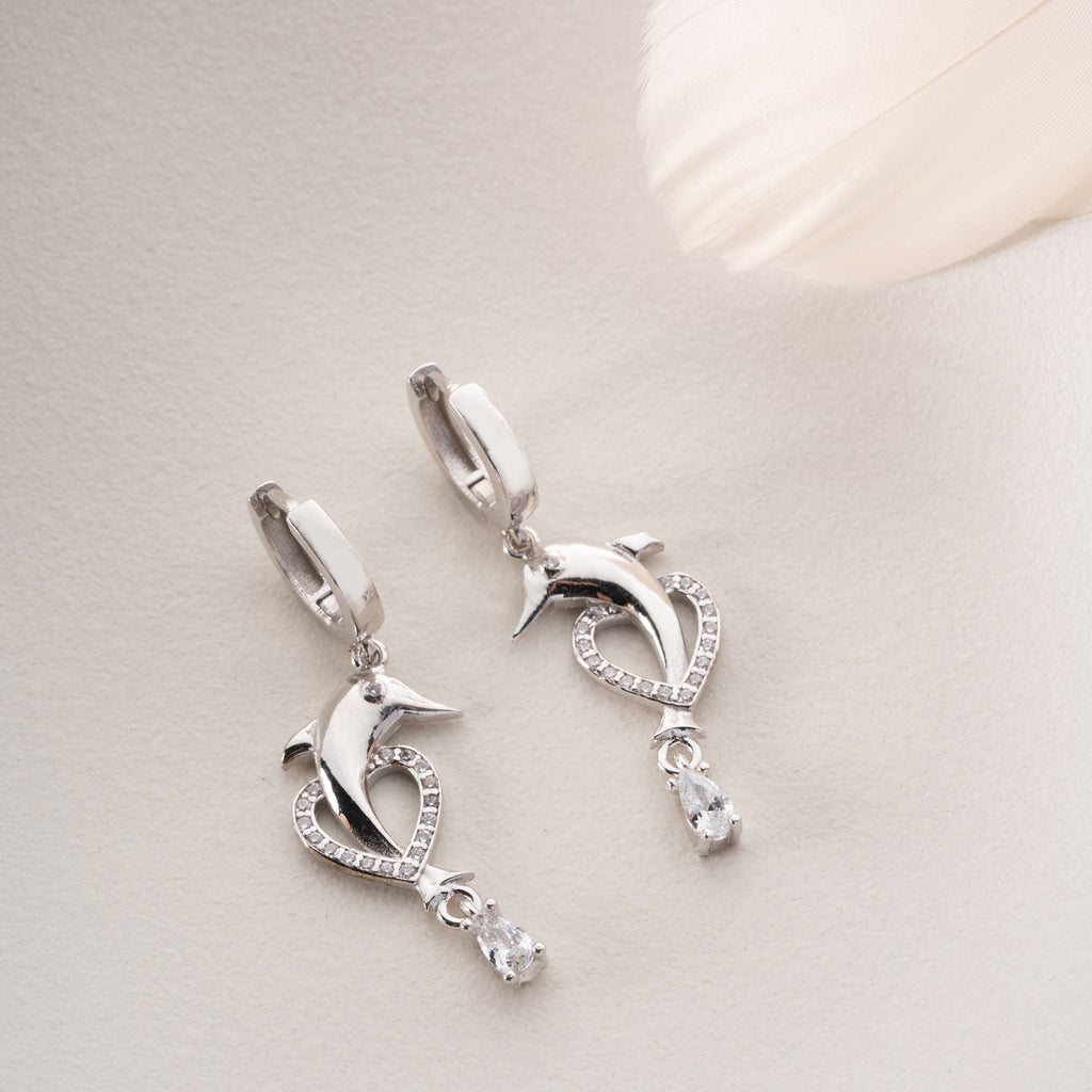 DELFINÖRHÄNGEN | 925 SILVER