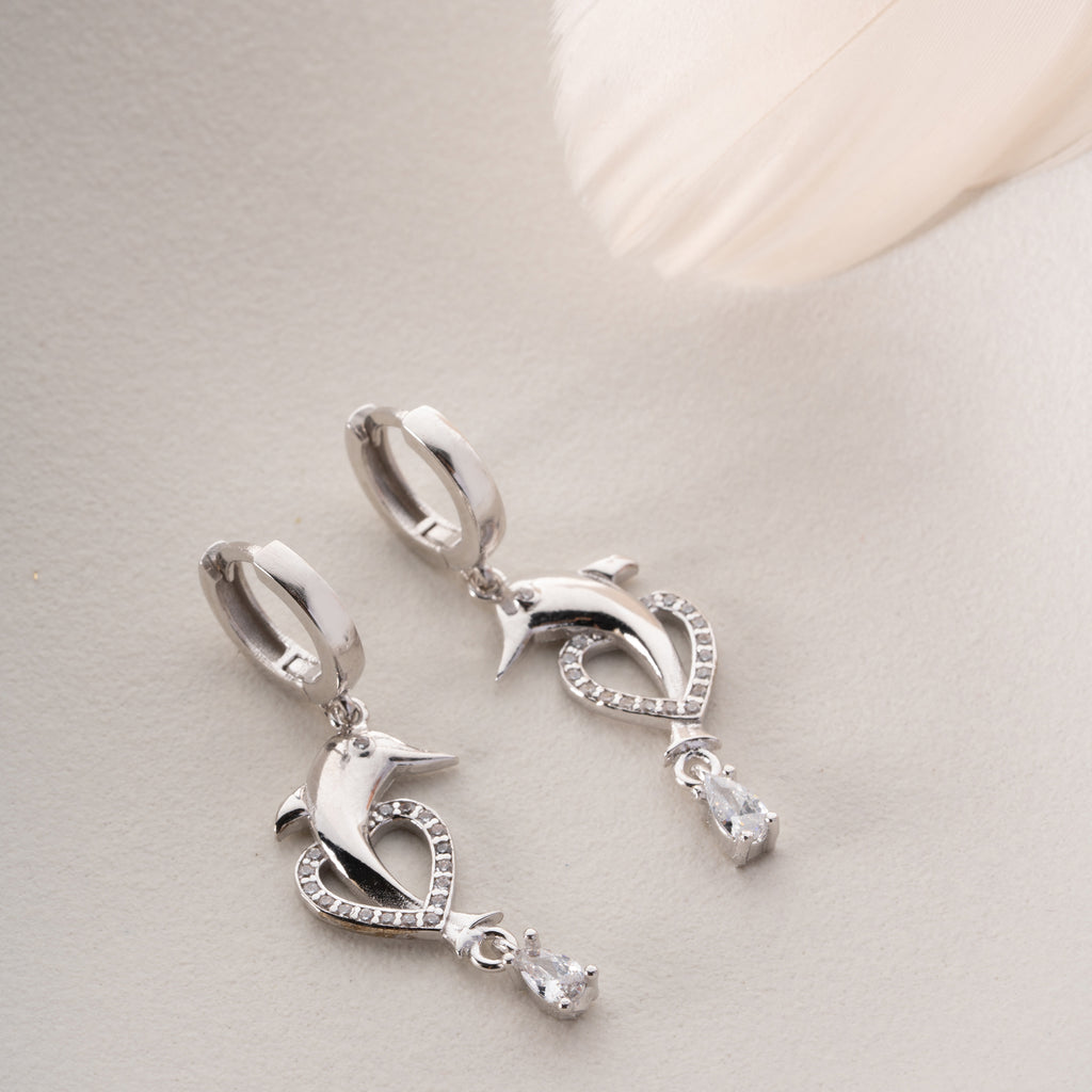 DELFINÖRHÄNGEN | 925 SILVER