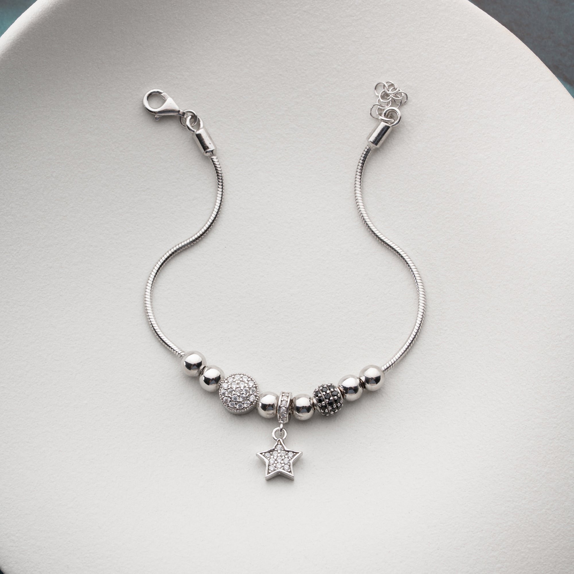 STJÄRNCHARMARMBAND | 925 SILVER
