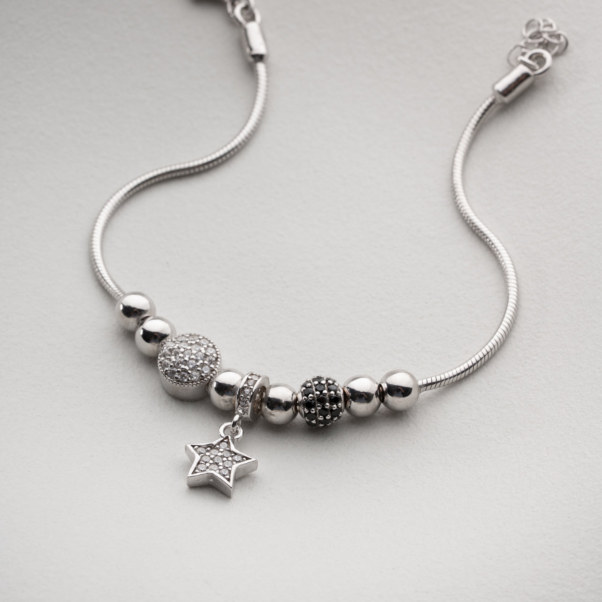 STJÄRNCHARMARMBAND | 925 SILVER