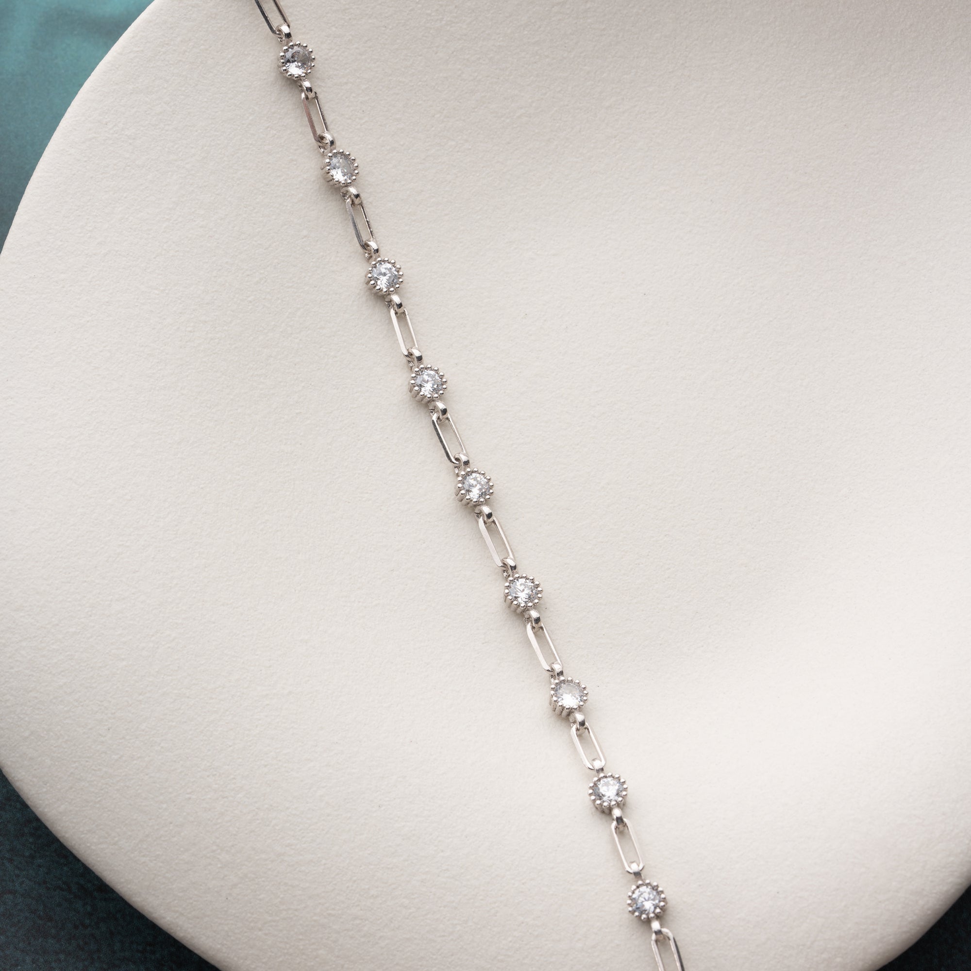 ARMBAND MED MINI ZIRKONER | 925 SILVER