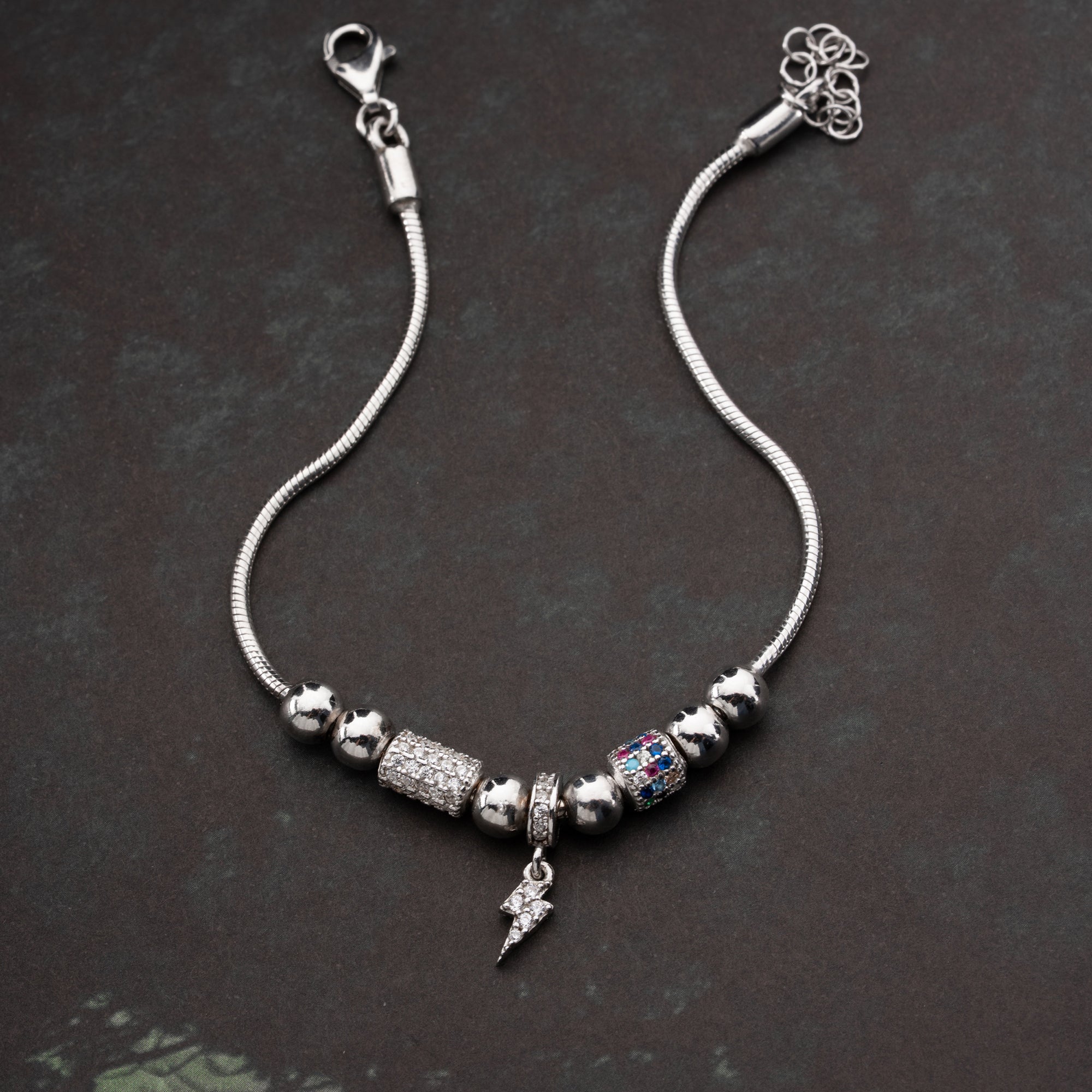 MULTICHARMARMBAND | 925 SILVER