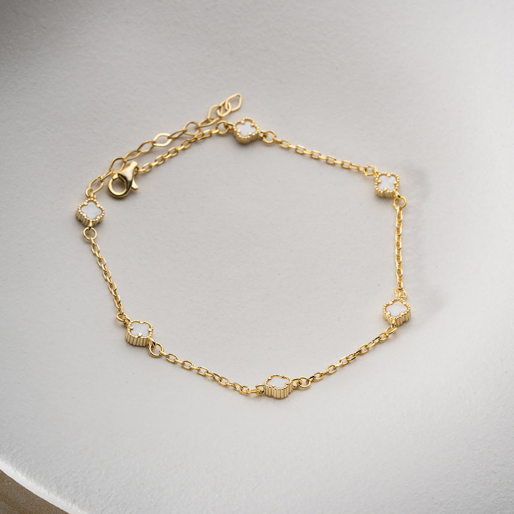 FIRA VIT ANKELBAND | 925 SILVER