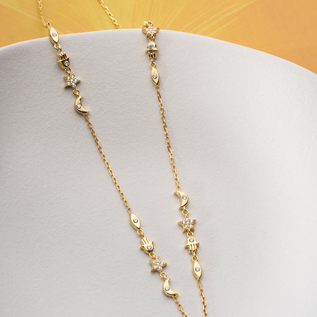 LONA MOON KEDJA | 925 SILVER 