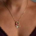 AMALIA INITIAL HALSBAND | 925 SILVER
