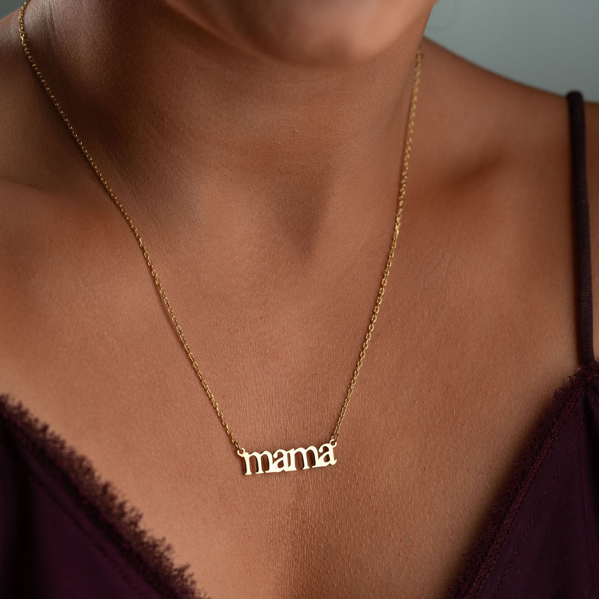 MAMA NAMNHALSBAND | 925 SILVER