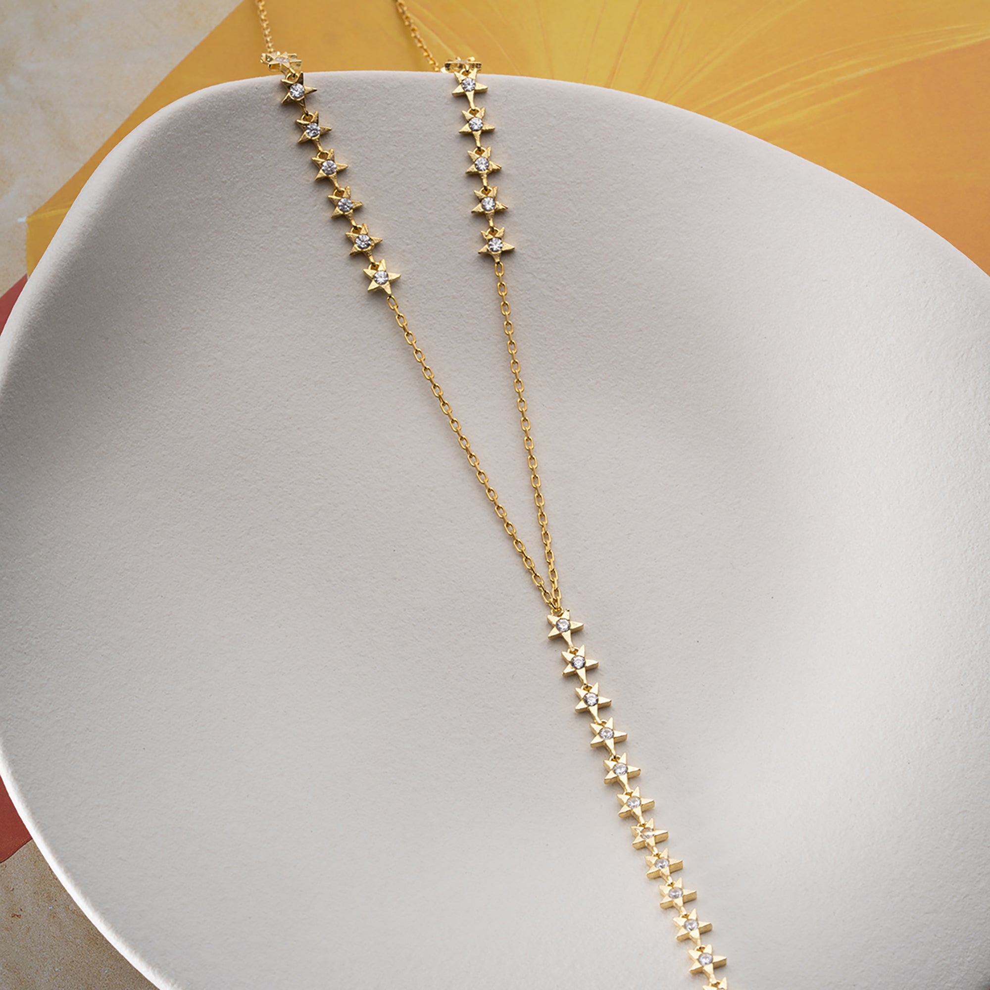 MOI STAR Y CHAIN| 925 SILVER 