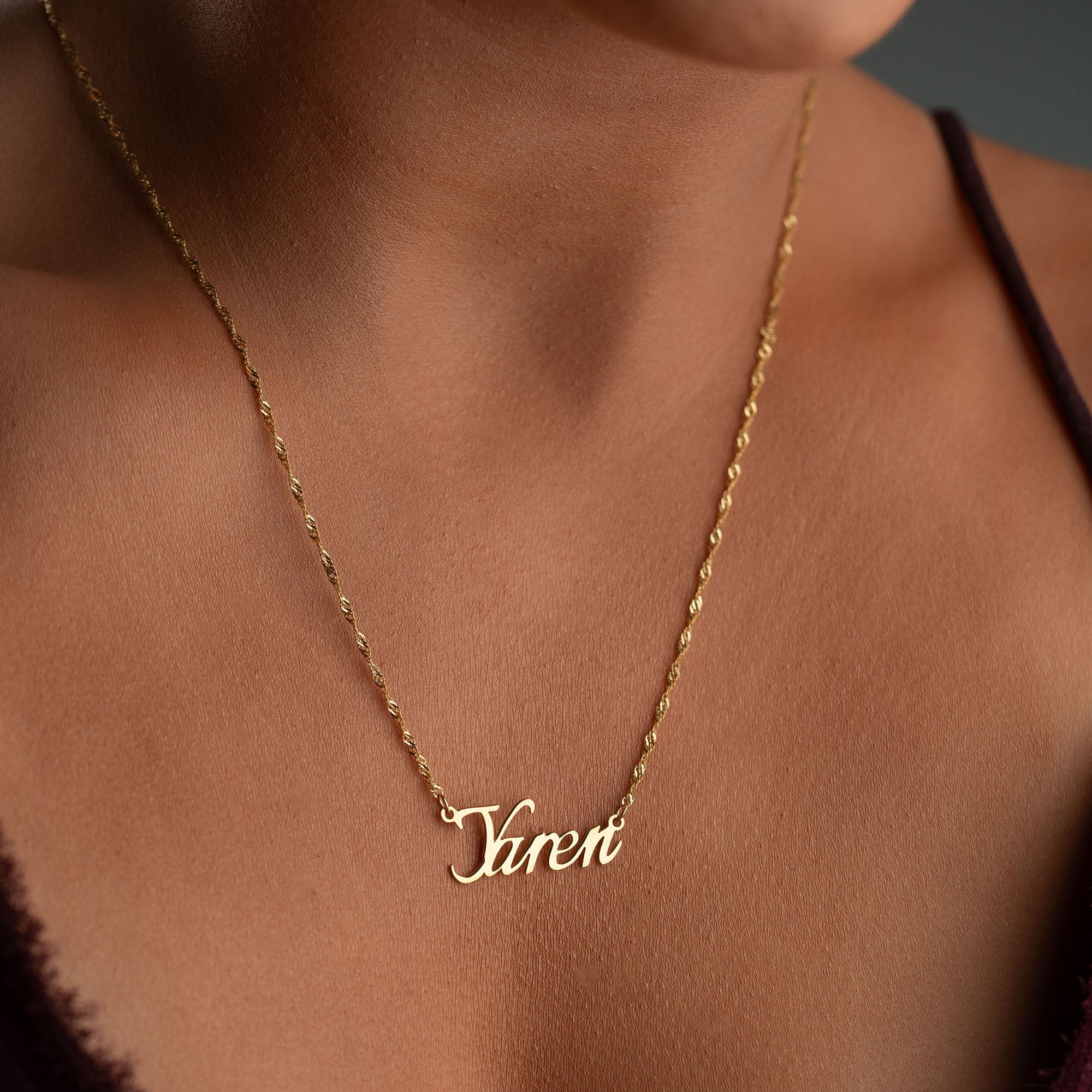 SCRIPT NAMNHALSBAND | 925 SILVER