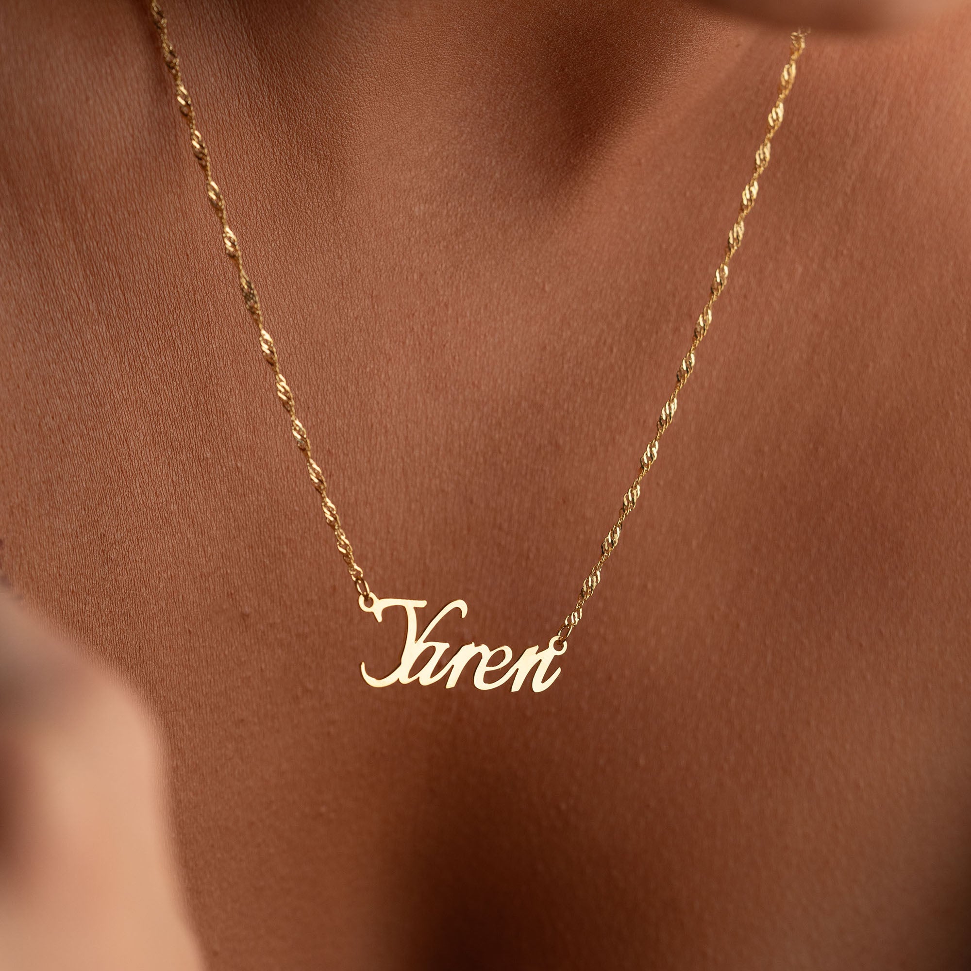 SCRIPT NAMNHALSBAND | 925 SILVER