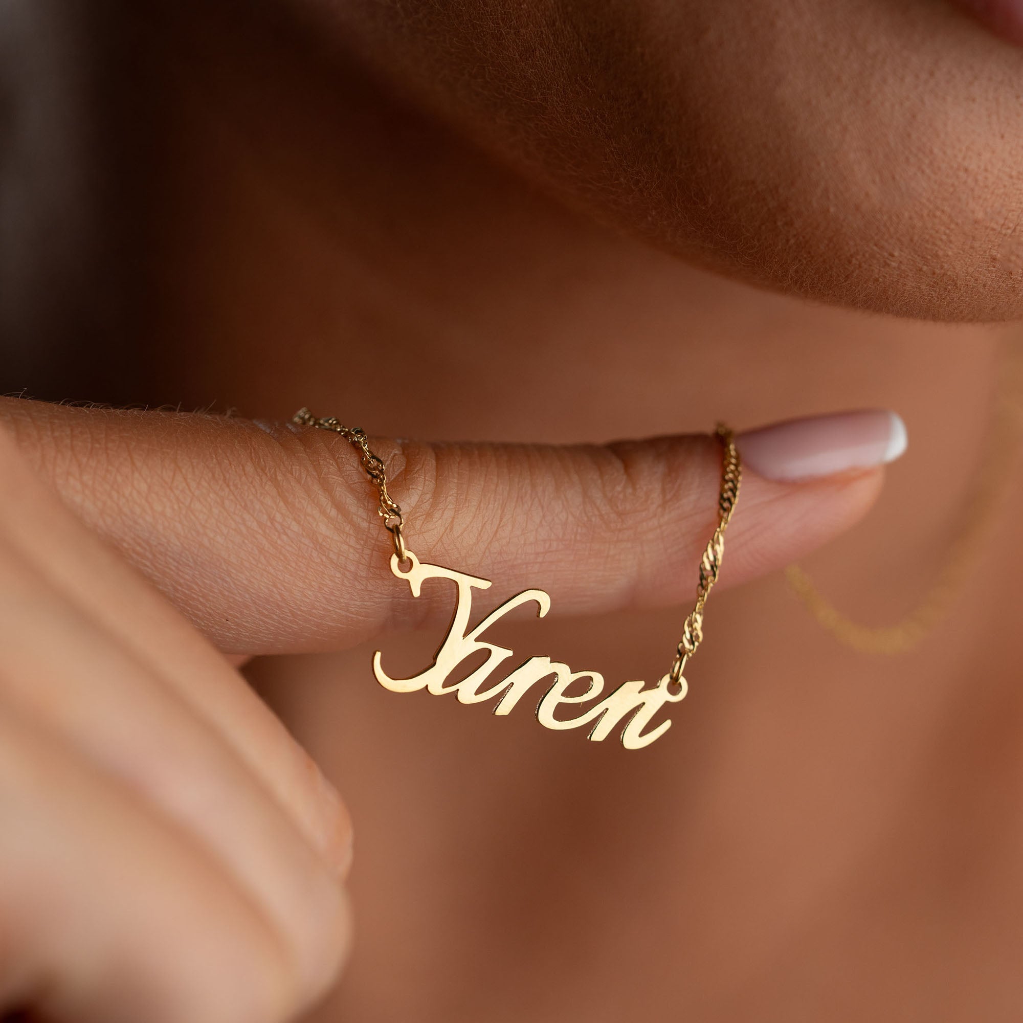 SCRIPT NAMNHALSBAND | 925 SILVER