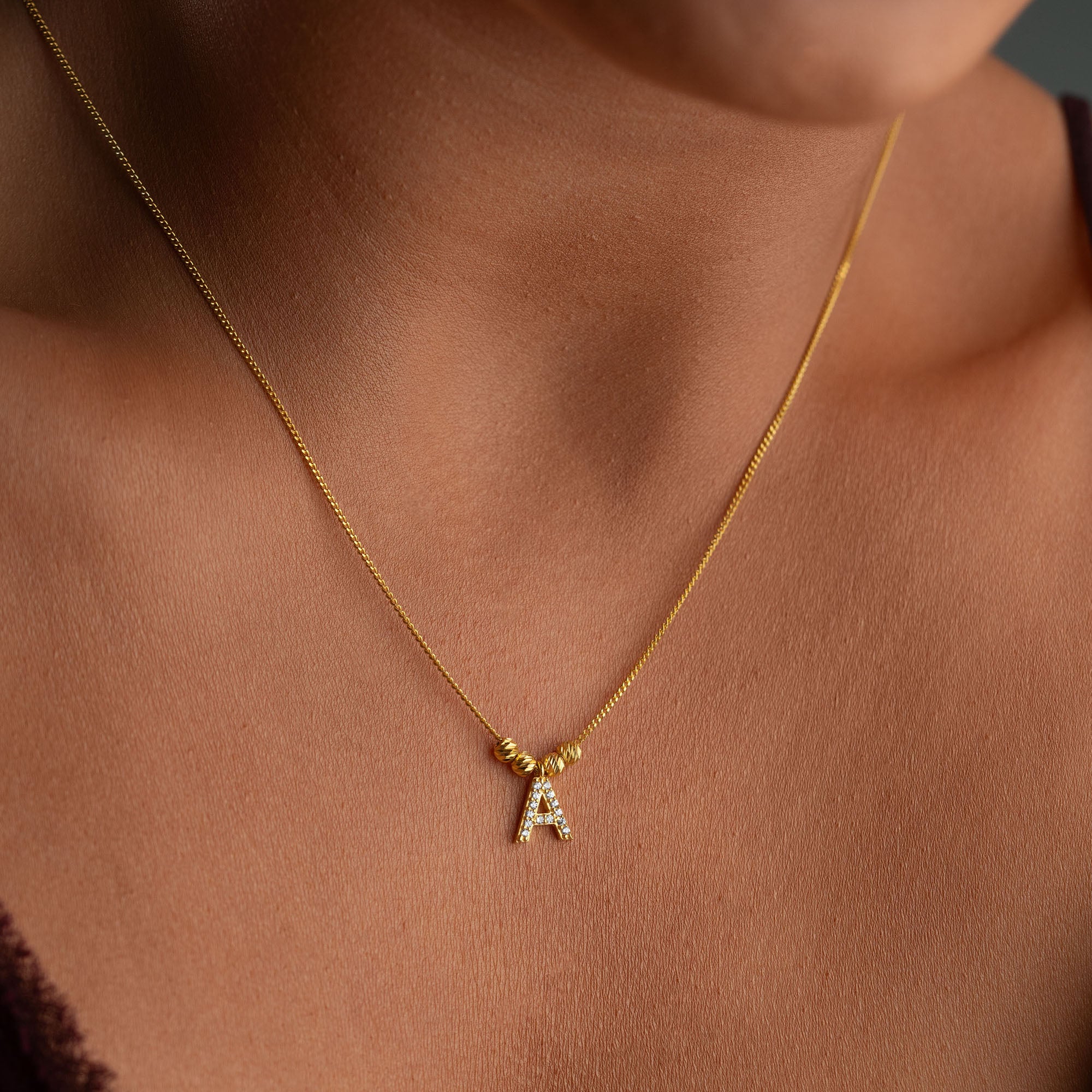 DORIKA INITIAL HALSBAND | 925 SILVER