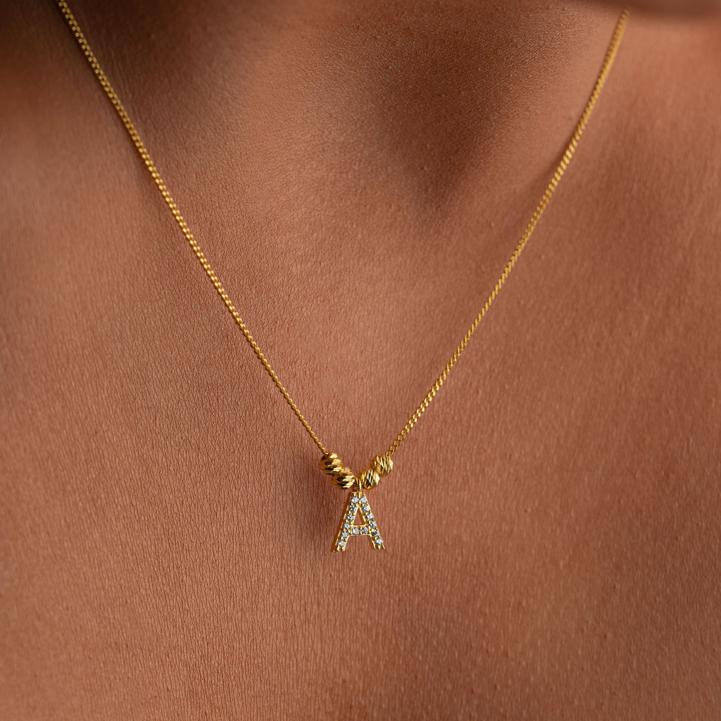 DORIKA INITIAL HALSBAND | 925 SILVER