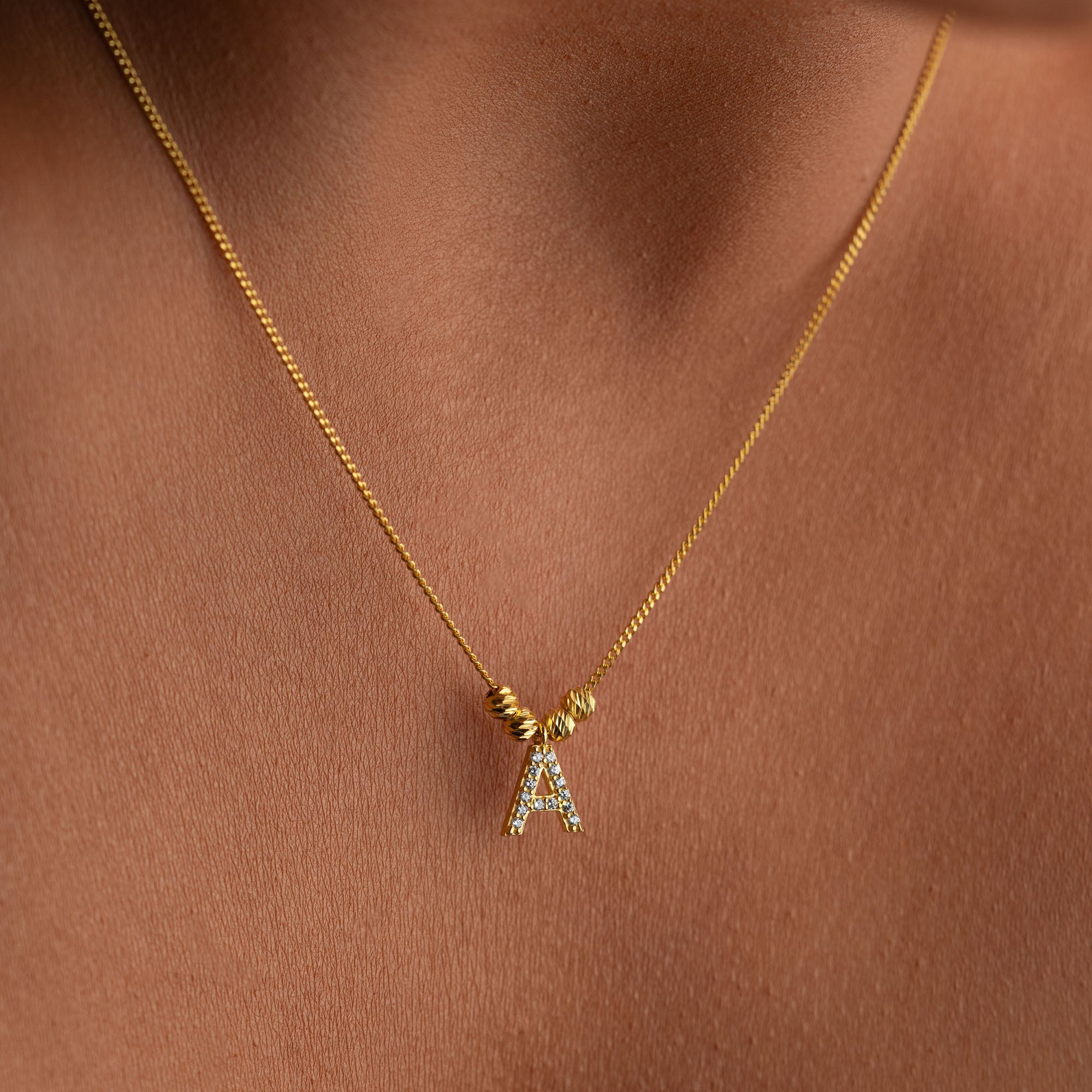 DORIKA INITIAL HALSBAND | 925 SILVER
