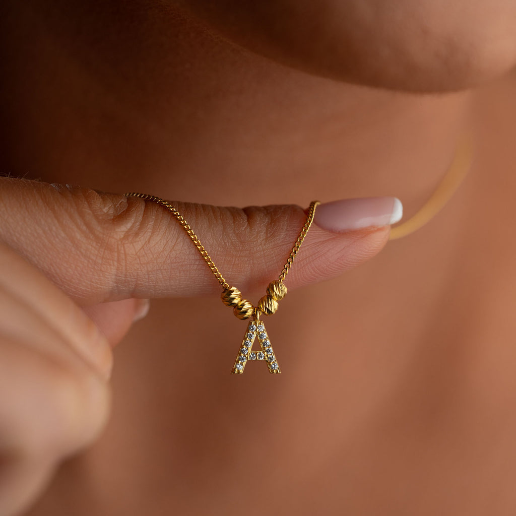 DORIKA INITIAL HALSBAND | 925 SILVER