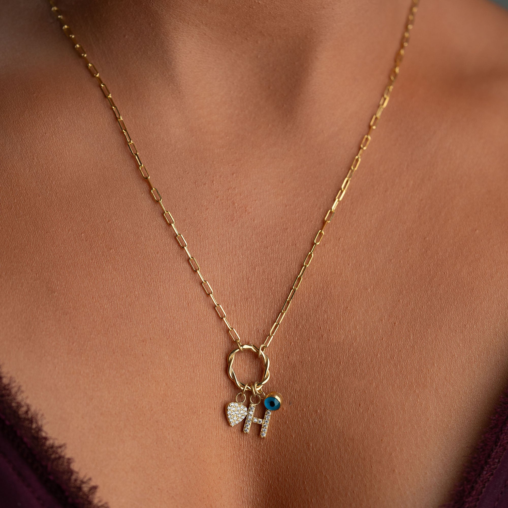 CHARM PROTECTION HALSBAND | 925 SILVER