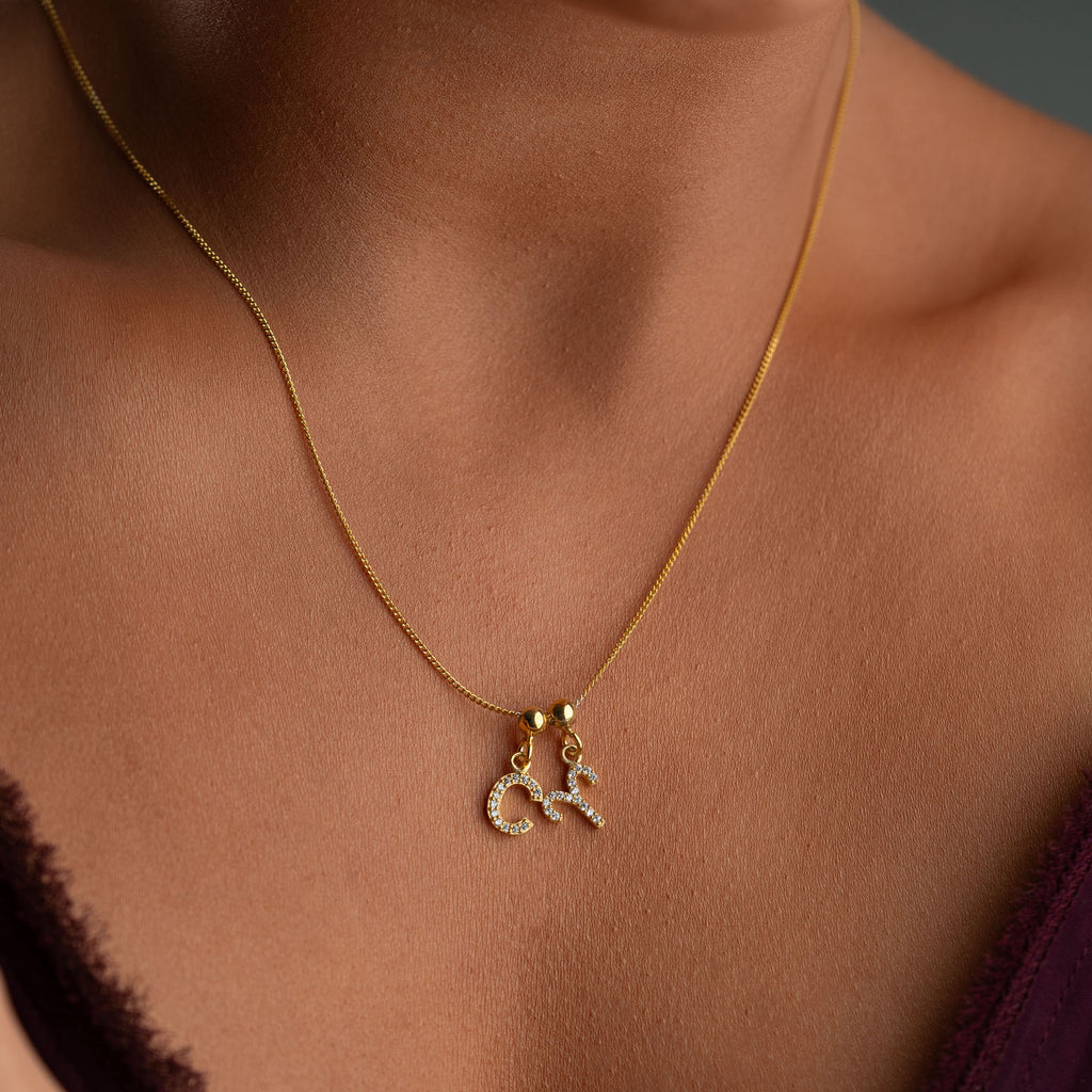 CELESTIAL BOKSTAVSHALSBAND | 925 SILVER